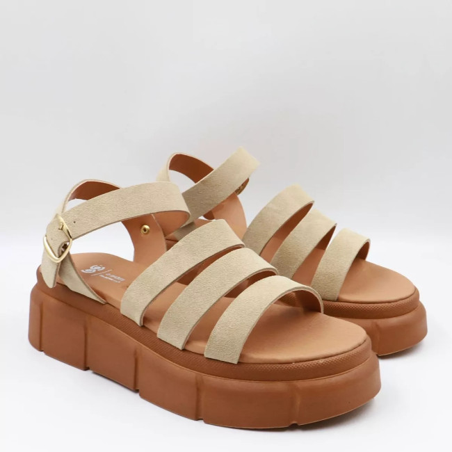 Chunky Flatforms από συνθετικό Καστόρ 35993