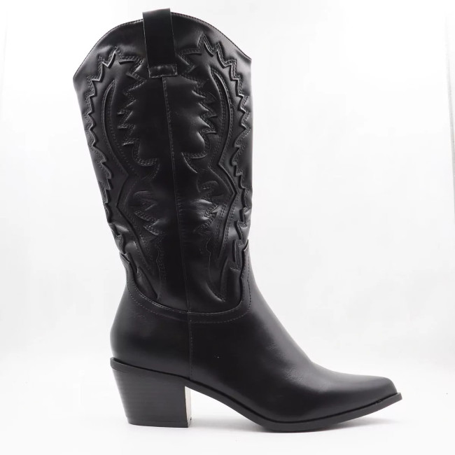Cowboy boots με κέντημα V26-1