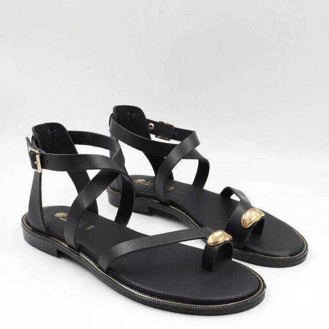 Δερμάτινα Ανατομικά Flat Σανδάλια 170L