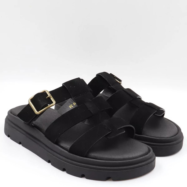 Flatform Καστόρ παντοφλες με 3 λουριά Y2509