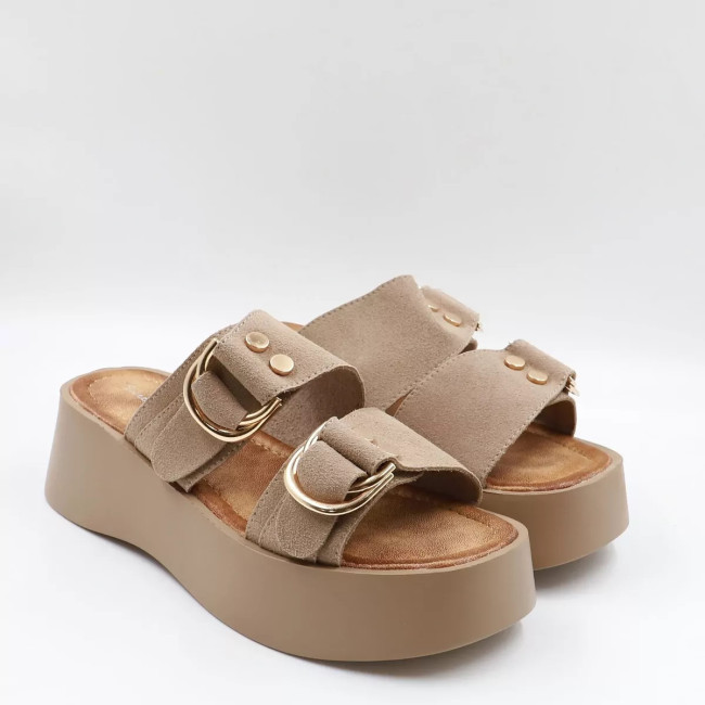 Flatform με λουράκια A763