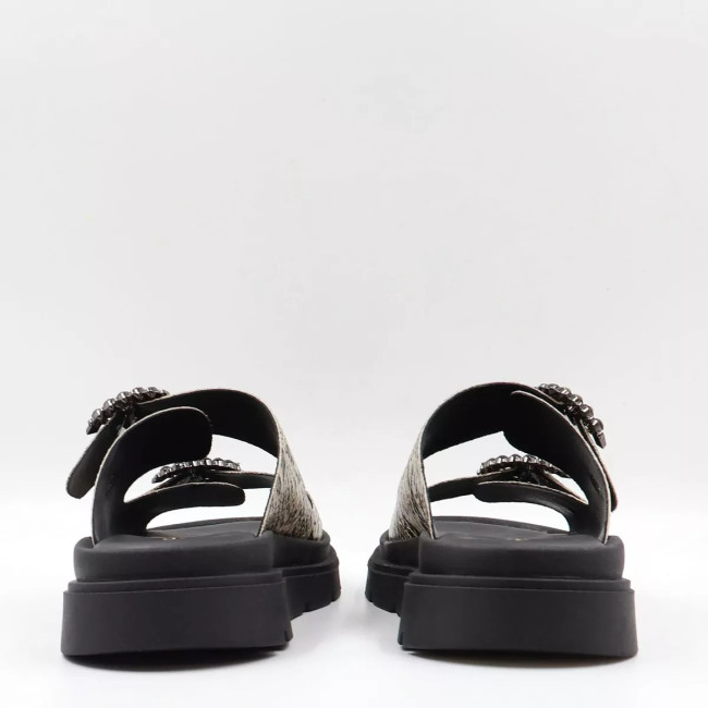 Flatform με λουράκια και τοκά από στρας 26100