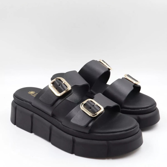 Flatform με λουράκια & τοκάδες Lia's 910L