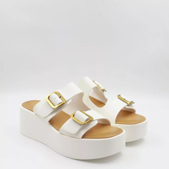 Flatform πλατφόρμες με λουράκια Diamantique ML384