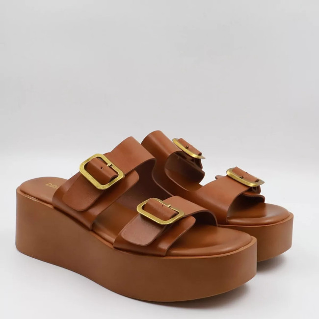 Flatform πλατφόρμες με λουράκια Diamantique ML384