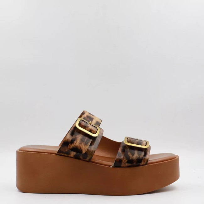 Flatform πλατφόρμες με λουράκια Diamantique ML384