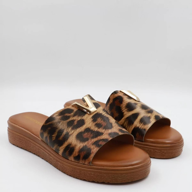 Flatform σανδάλια με διακοσμητικό Dimantique ML361