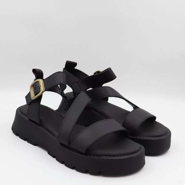 Flatform σανδάλια με λοξώ λουράκι Mira max Y2079