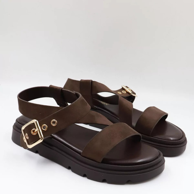Flatform Σανδάλια με χιαστή λουράκι ML548