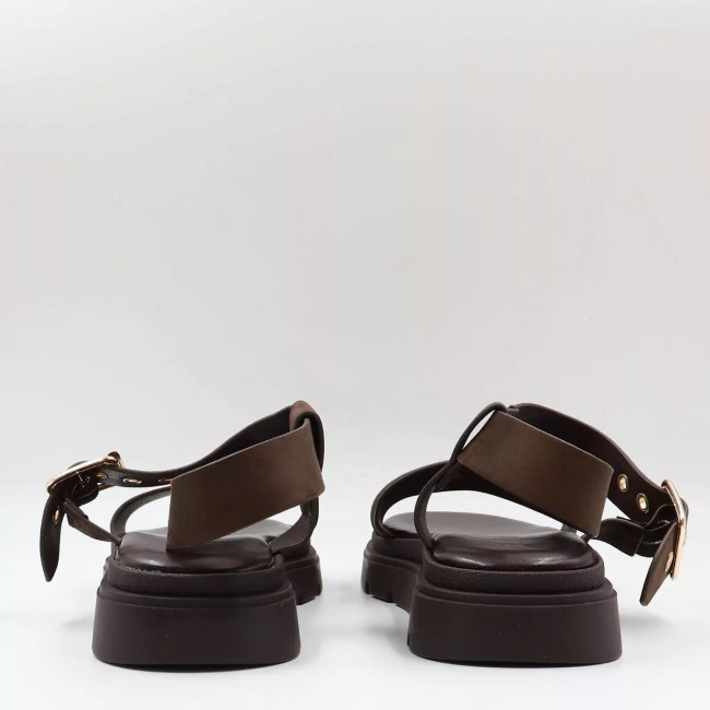 Flatform Σανδάλια με χιαστή λουράκι ML548