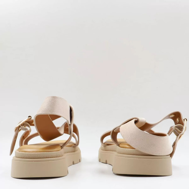 Flatform Σανδάλια με χιαστή λουράκι ML548