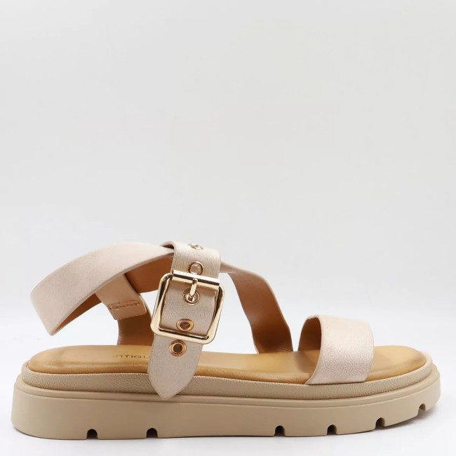 Flatform Σανδάλια με χιαστή λουράκι ML548
