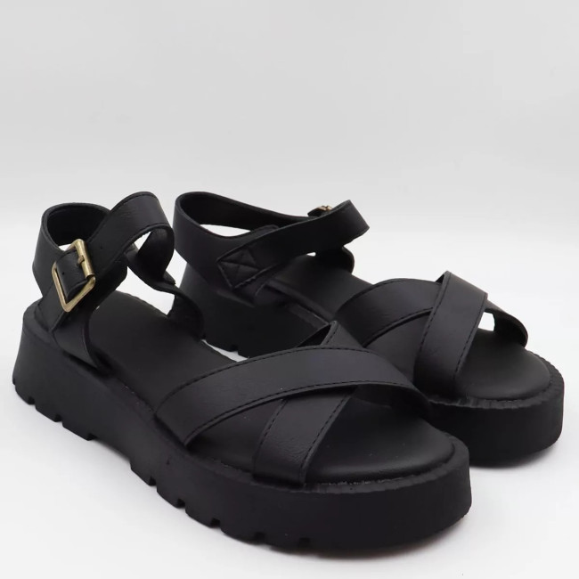 Flatform σανδάλια με χιαστή λουράκια Mira Max Y2085