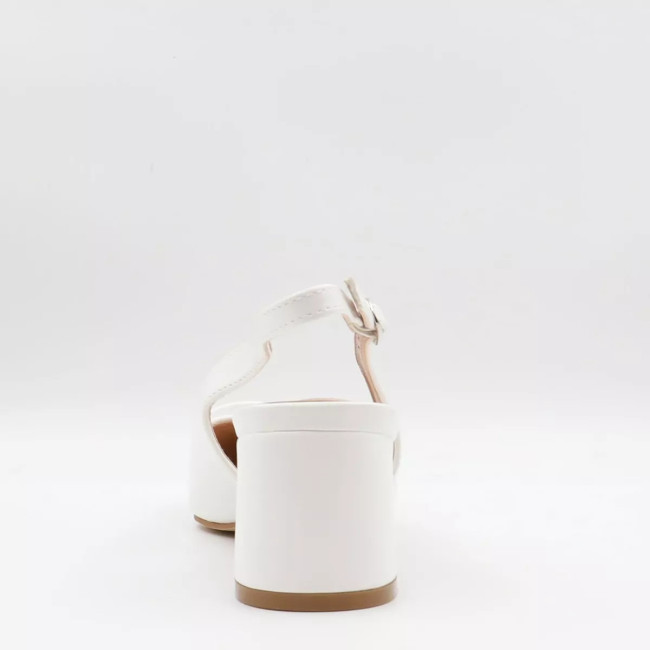 Γόβες open heel με διακοσμητική αγκράφα Diamantique 6301