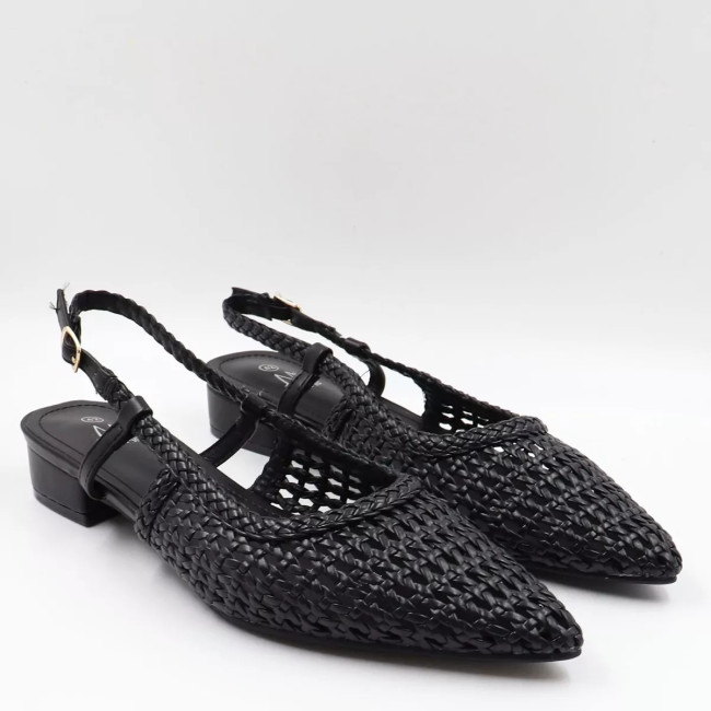Γόβες openheel με πλέξη DM5313-15