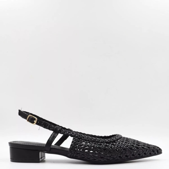 Γόβες openheel με πλέξη DM5313-15