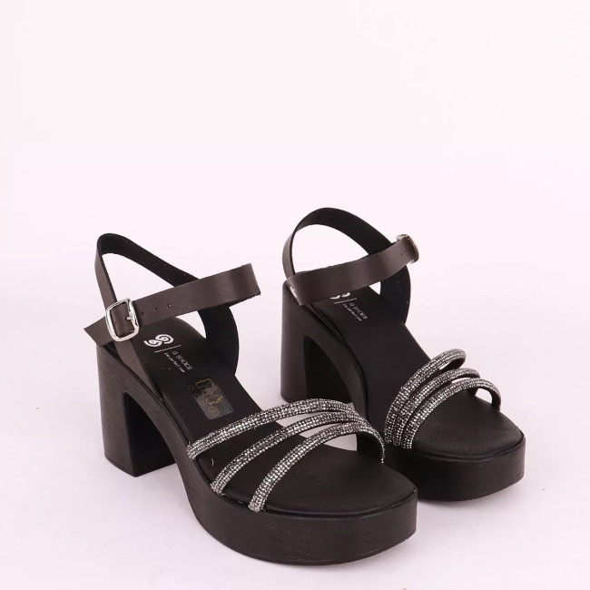Γυναικεία πέδιλα με τακούνι Gshoes 303091