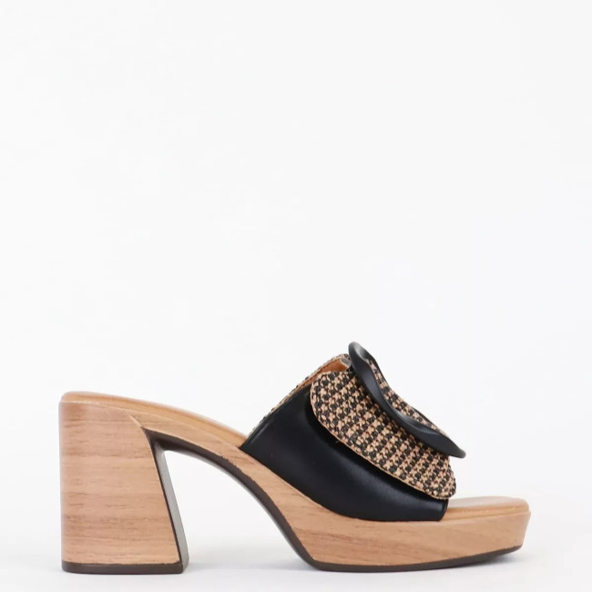 Mules με διακοσμητική αγκράφα Sweet shoes XF001