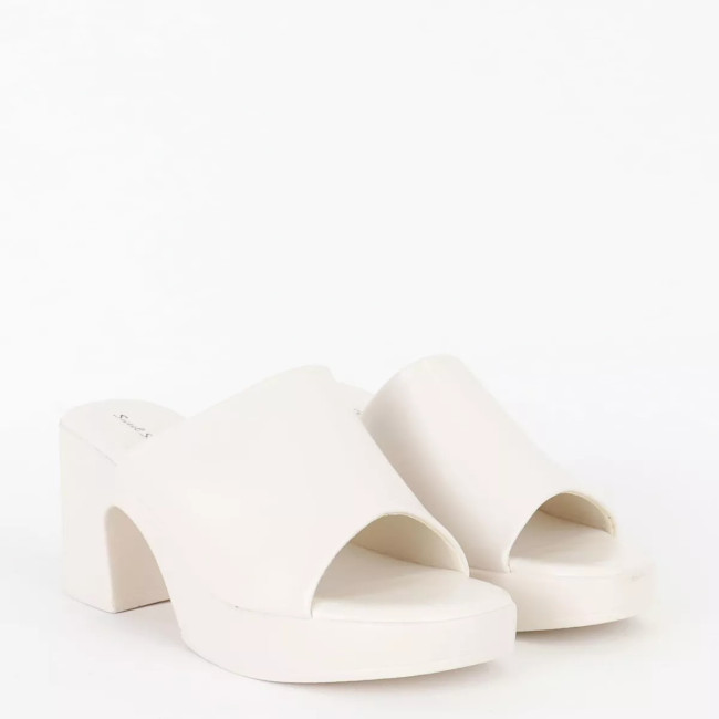 Mules με φαρδιά φάσα & φιάπα Sweet shoes YL5019
