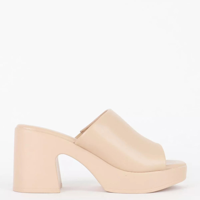 Mules με φαρδιά φάσα & φιάπα Sweet shoes YL5019