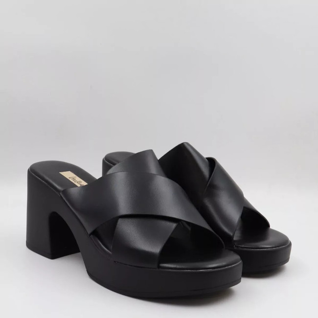 Mules με χιαστή λουράκια & φιάπα Vera Blum VB58311