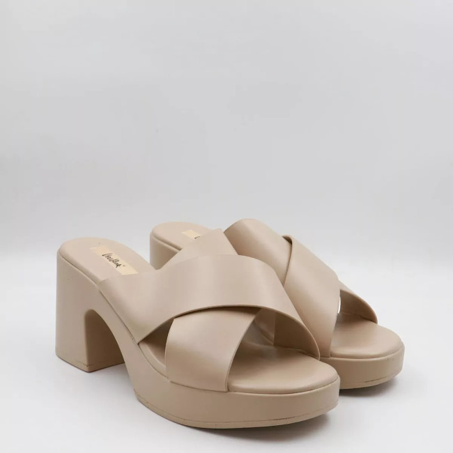 Mules με χιαστή λουράκια & φιάπα Vera Blum VB58311