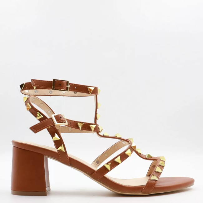 Πέδιλα lace up με τρουκς Diamantique X8406