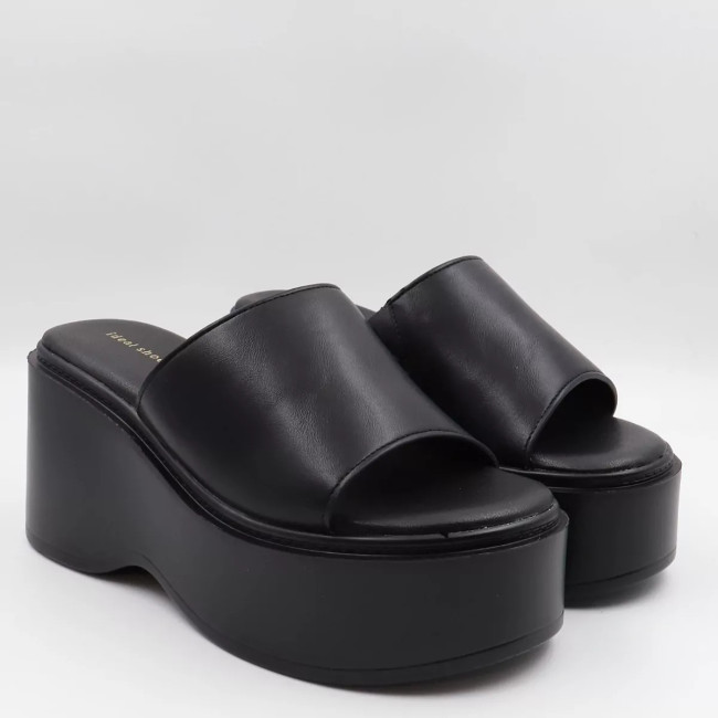Πλατφόρμες με φαρδιά φάσα Ideal shoes 5259