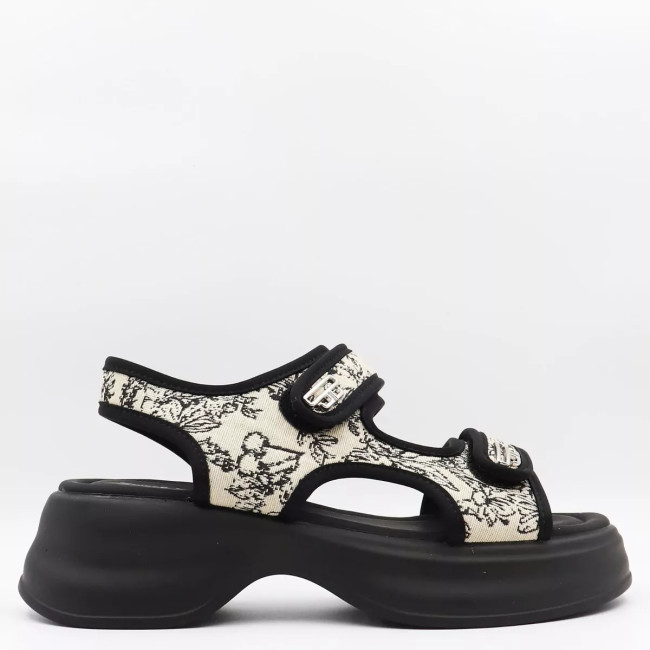 Σανδάλια flatform με λουράκια Sweet shoes YL5017