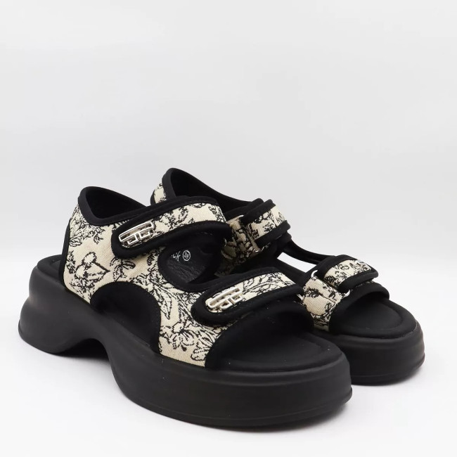 Σανδάλια flatform με λουράκια Sweet shoes YL5017