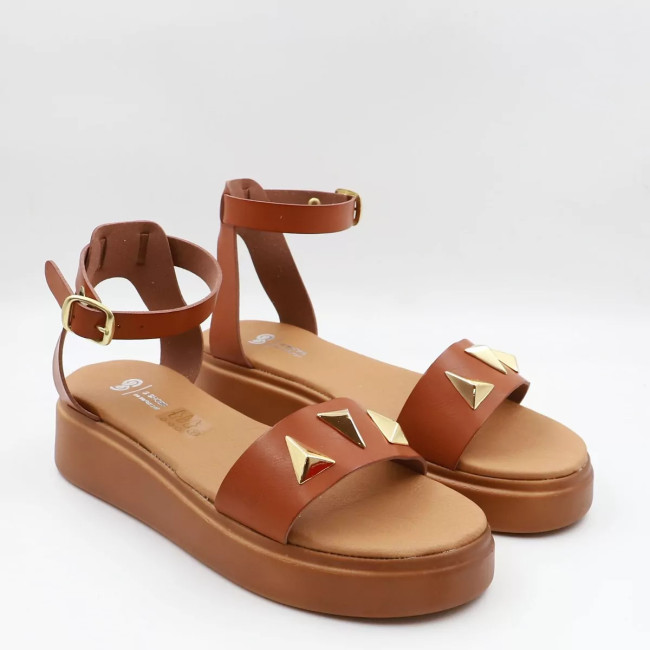 Σανδάλια με διακοσμητικά & μπαρέτα Gshoes 33761