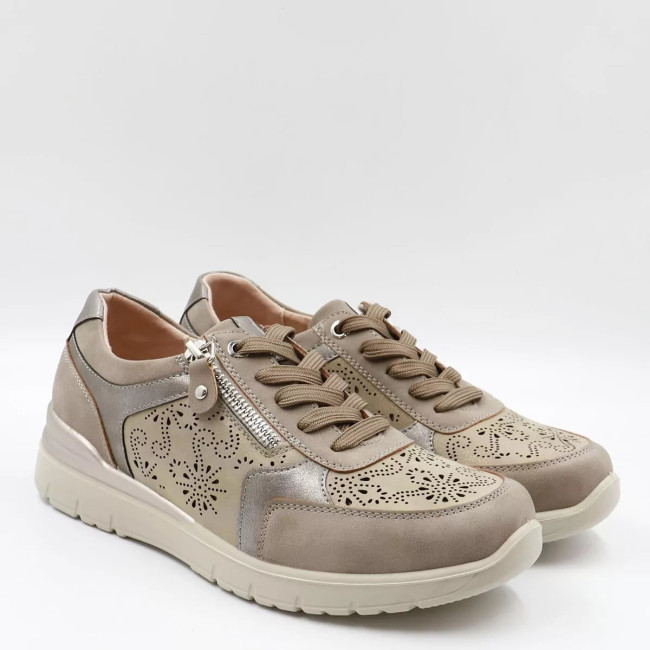 Sneakers ανατομικά με διακοσμητικό φερμουάρ WCL260331