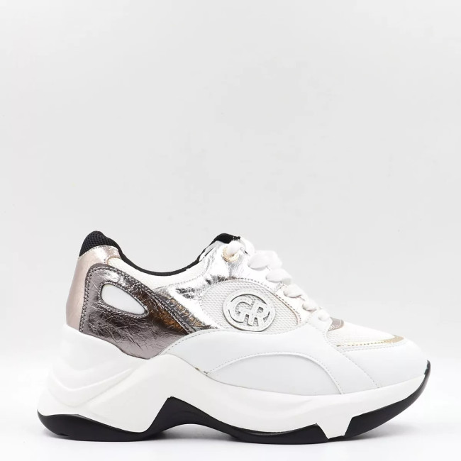 Sneakers Chunky σε συνδυασμό υλικών H9076