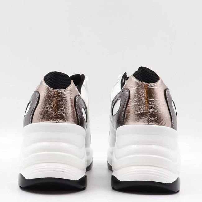 Sneakers Chunky σε συνδυασμό υλικών H9076