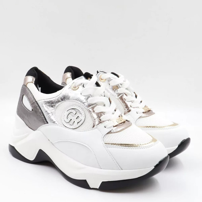 Sneakers Chunky σε συνδυασμό υλικών H9076