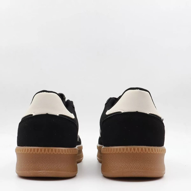 Sneakers σε συνδυασμό υλικών Alta moda CC117