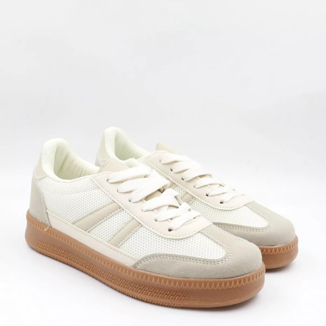 Sneakers σε συνδυασμό υλικών Alta moda CC117