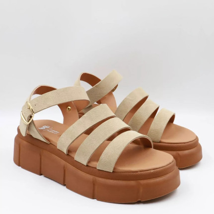 Chunky Flatforms από συνθετικό Καστόρ 35993
