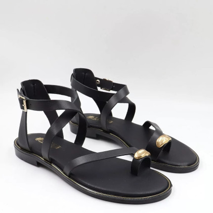 Δερμάτινα Ανατομικά Flat Σανδάλια 170L