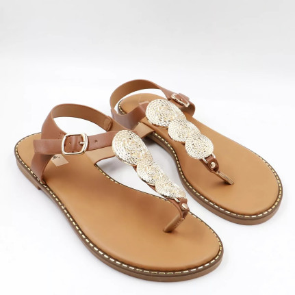 Flat σανδάλια με διακοσμητικά VB6717