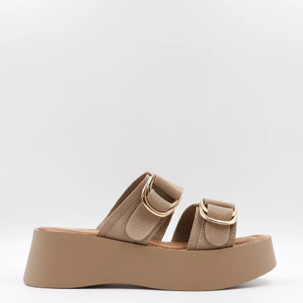 Flatform με λουράκια A763