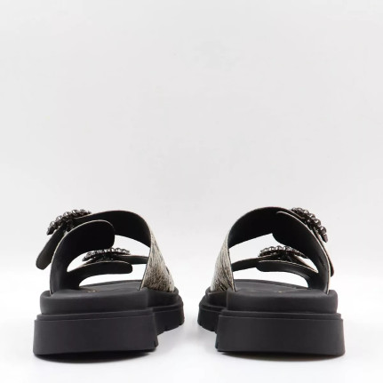 Flatform με λουράκια και τοκά από στρας 26100