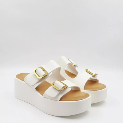 Flatform πλατφόρμες με λουράκια Diamantique ML384