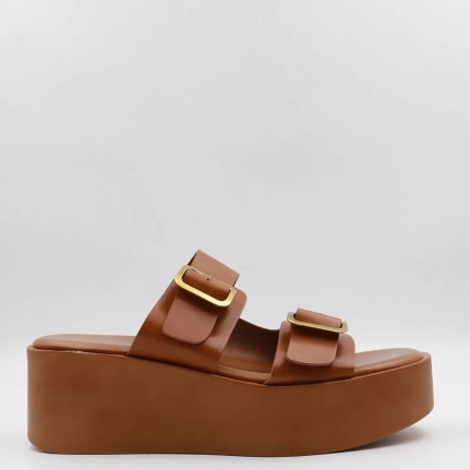 Flatform πλατφόρμες με λουράκια Diamantique ML384