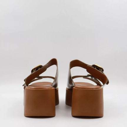 Flatform πλατφόρμες με λουράκια Diamantique ML384