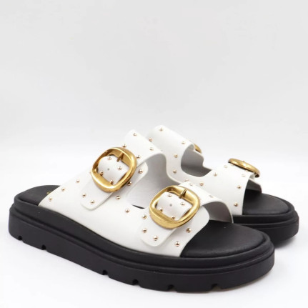 Flatform Σανδάλια με 2 τόκες και τρουξ Y2512