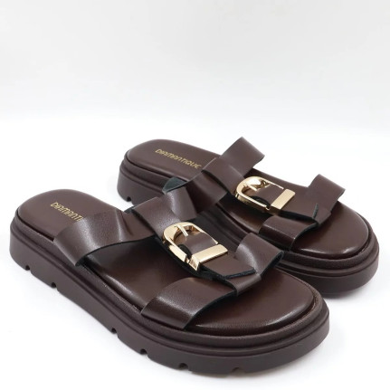 Flatform Σανδάλια με διακοσμητική αγκράφα ML549