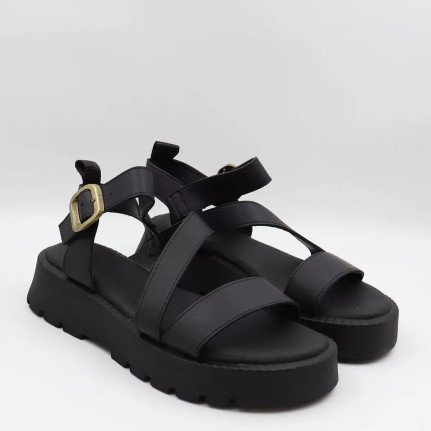 Flatform σανδάλια με λοξώ λουράκι Mira max Y2079
