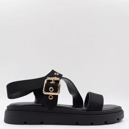 Flatform Σανδάλια με χιαστή λουράκι ML548