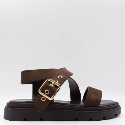 Flatform Σανδάλια με χιαστή λουράκι ML548
